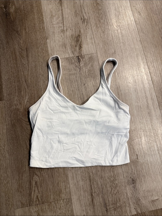 lululemon athletica Tops - lululemon athletica White Crop Tank Top